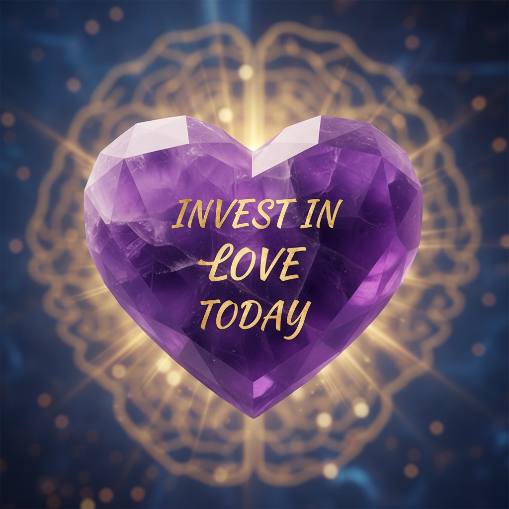 Invest in Love Today - Crystal Heart